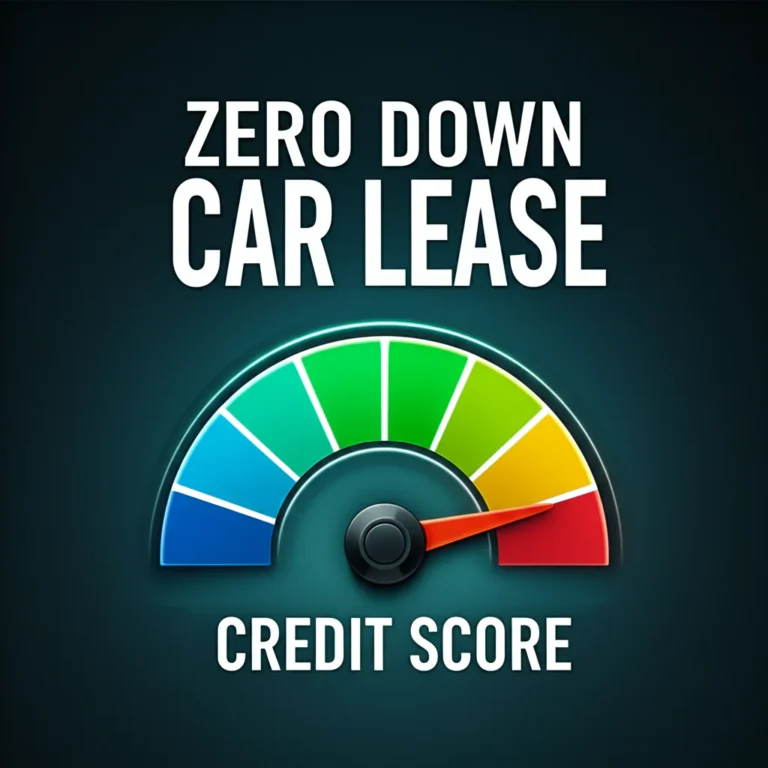 Featured image for How to Qualify for a Zero Down Car Lease Credit Score Tips 2025