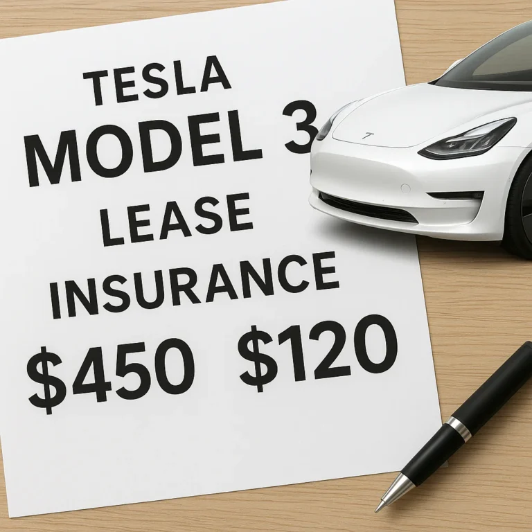 Featured image for How Much is Insurance on a Leased Tesla Model 3 2026