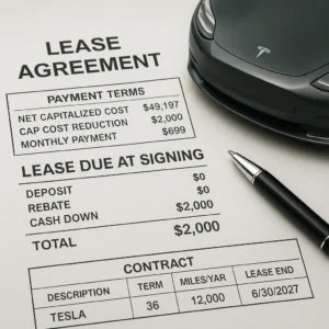 Featured image for How Much Is Due at Signing for Tesla Unpacking the True Cost